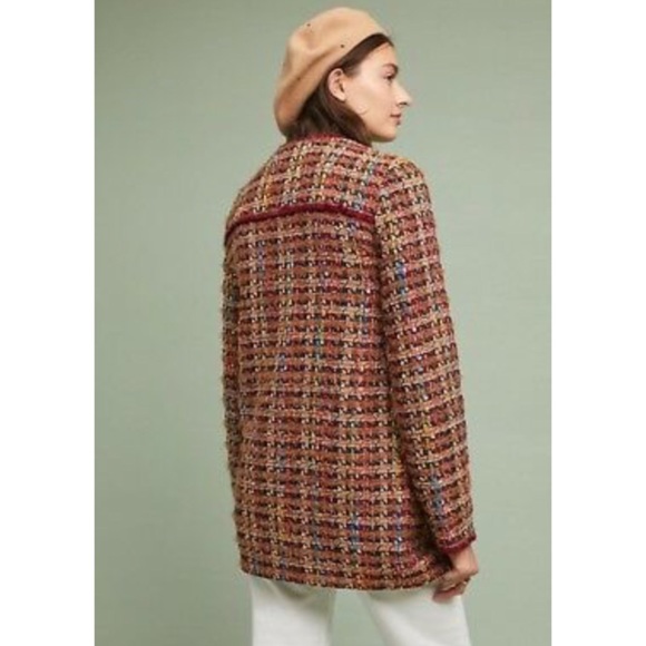 Ett:twa by Anthropology Harlequin Tweed blazer - Picture 6 of 8
